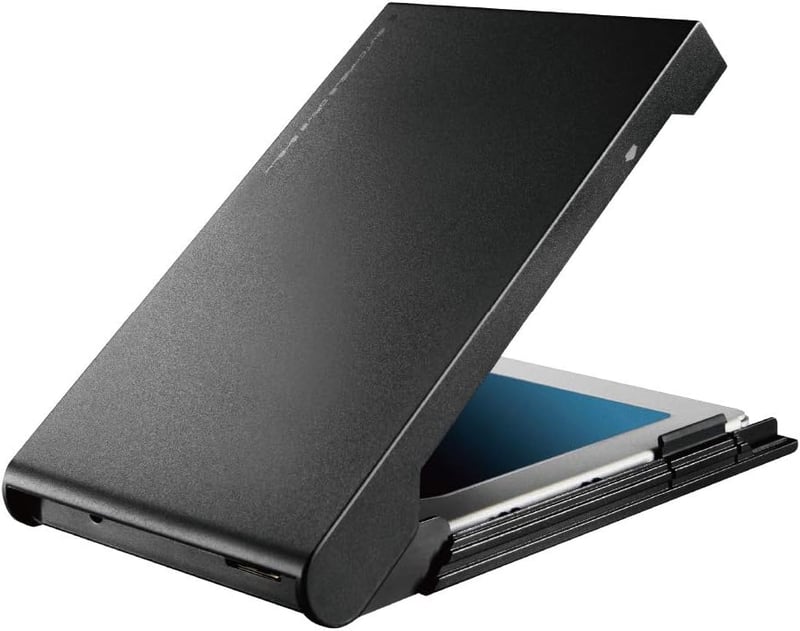 ロジテック 外付け2.5インチHDD/SSDケース USB3.2コピーソフト付 日本製 LHR-PBSU3S