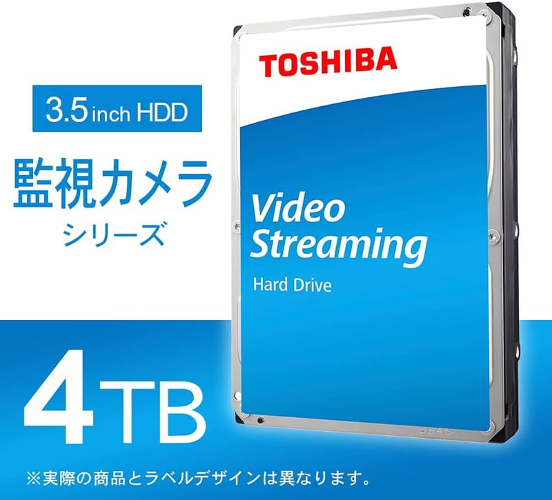監視カメラ用 3.5インチ HDD 4TB 内蔵型 24時間稼働 【2年保証】