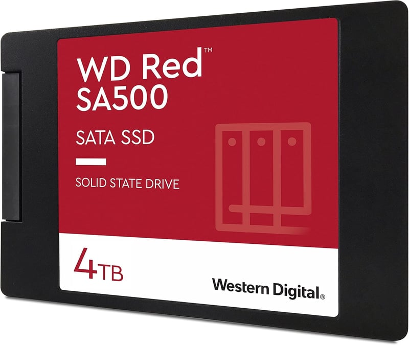 WD Red 4TB SATA SSD 内蔵 2.5インチ NAS用 (最大560MB/s読取り・530MB/s書込み) 5年保証