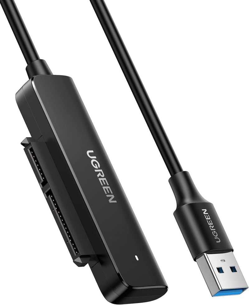USB3.0 SATA変換ケーブル 2.5インチSSD/HDD用 UASP対応 6TB大容量 5Gbps高速転送