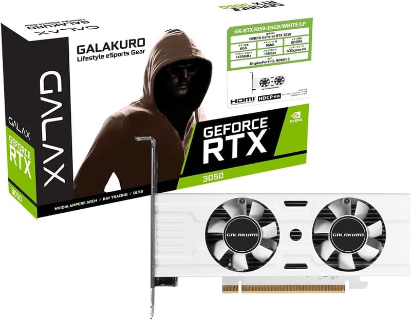 NVIDIA RTX3050 グラフィックボード 6GB GDDR6モデル【国内正規品】