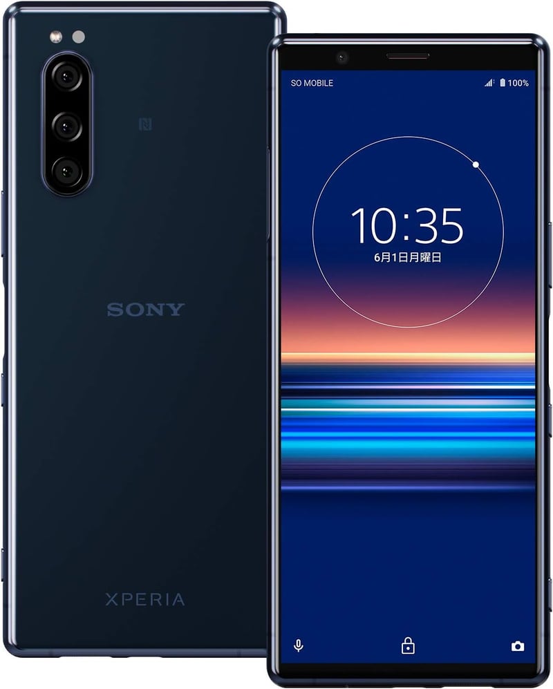 SIMフリー ソニー Xperia 5 スマホ ブルー 日本正規代理店品