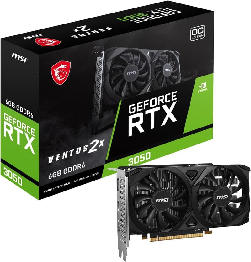 MSI GeForce RTX 3050 6GB OC グラフィックスカード