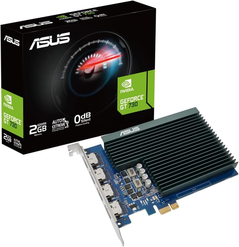 ASUS NVIDIA GeForce GT730 2GB ファンレスグラフィックボード