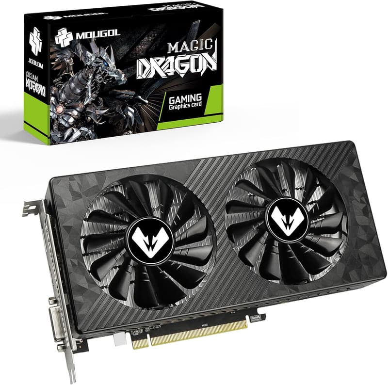 PCゲーム用 AMD Radeon RX580 8G グラフィックボード デュアル冷却ファン