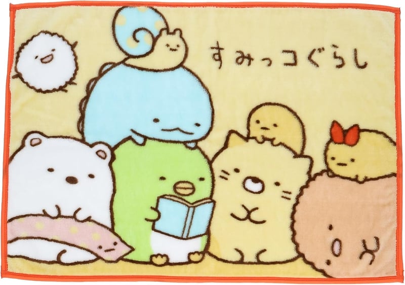 すみっコぐらし ふわふわ あったかひざ掛け ブランケット 70×100cm 防寒グッズ