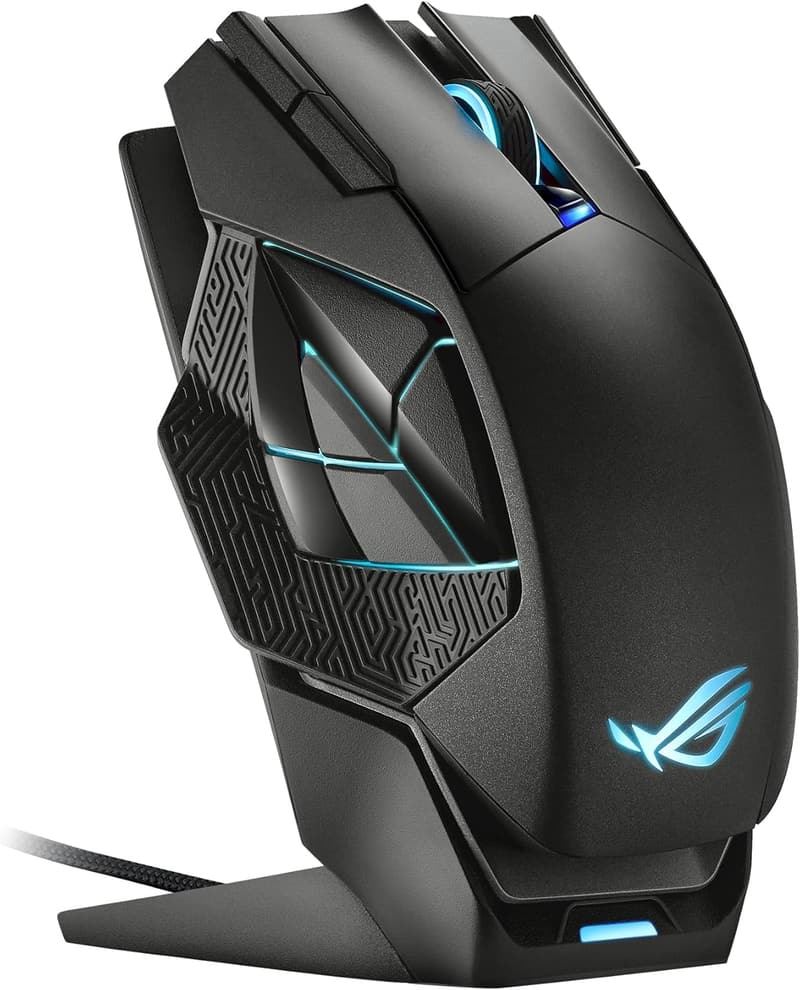 ワイヤレスゲーミングマウス ROG Spatha X MMO 19,000dpi 12ボタン 最大67時間 RGB 国内正規品 ブラック