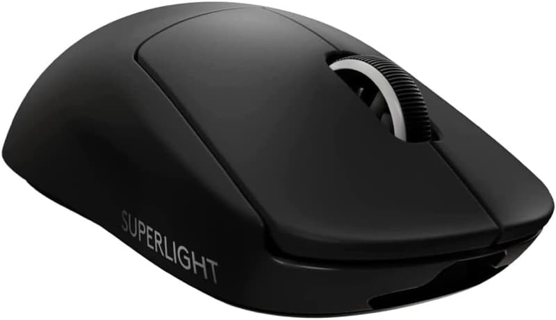 LIGHTSPEED HERO 25Kセンサー搭載 Logicool G PRO X SUPERLIGHT 無線ゲーミングマウス ブラック