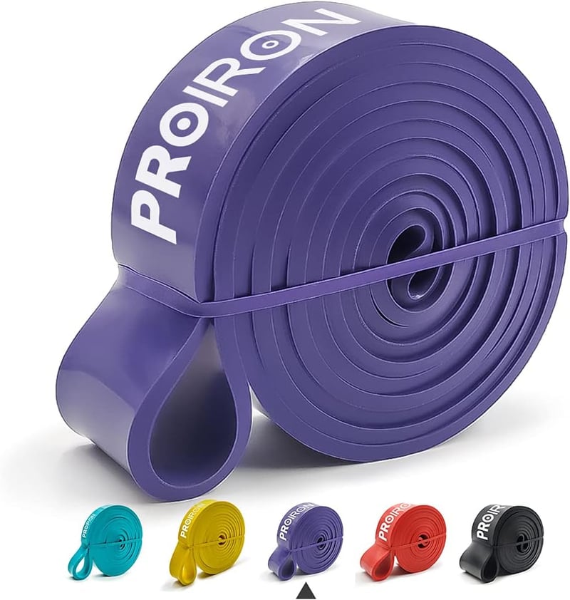 PROIRON 天然ラテックス製レジスタンスバンド フィットネスチューブ トレーニング用