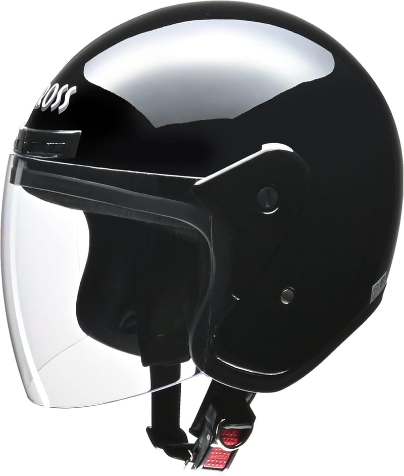 バイク用ジェットヘルメット CROSS ブラック CR-720
