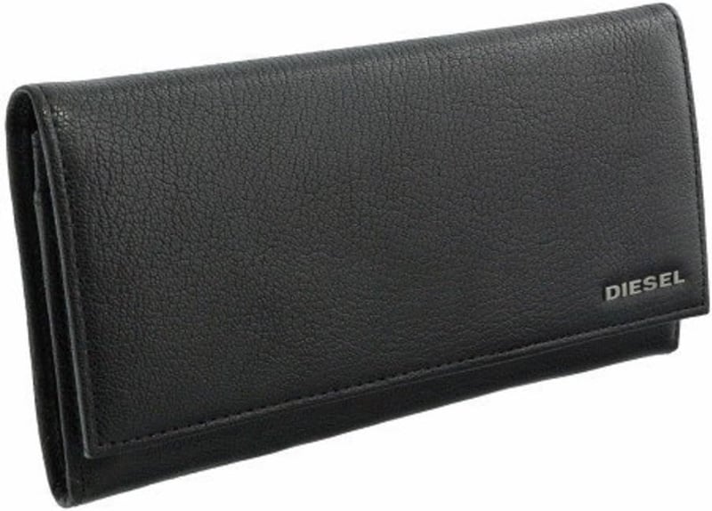 長財布 メンズ 本革 ブラック DIESEL JEM-Jシリーズ