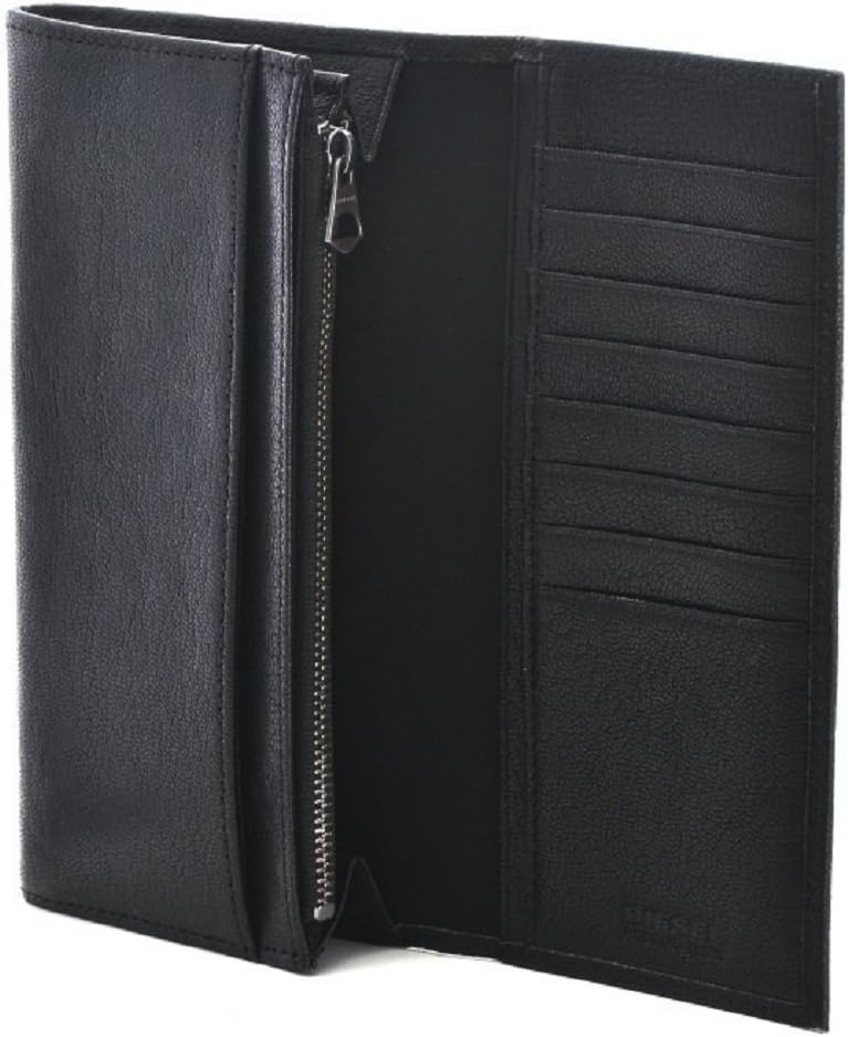 長財布 メンズ 本革 ブラック DIESEL JEM-Jシリーズ