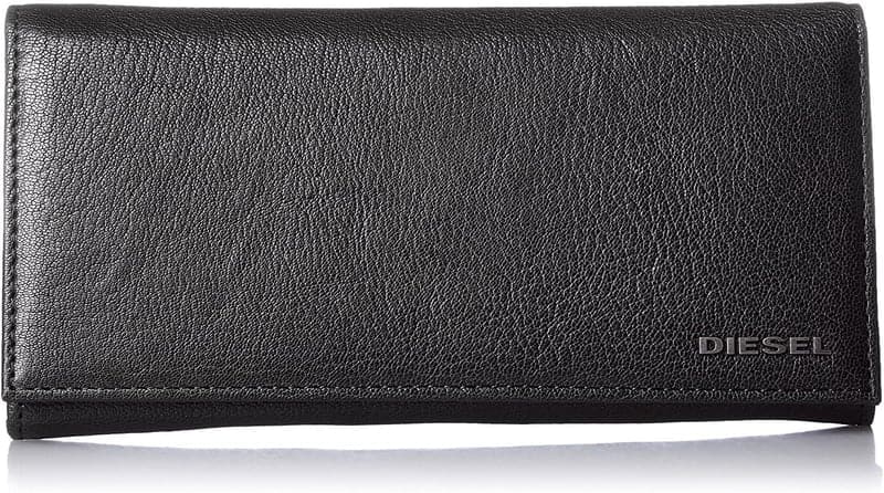 長財布 メンズ 本革 ブラック DIESEL JEM-Jシリーズ