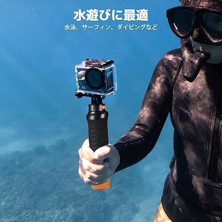 AKASO アクションカメラ Brave 4 Pro 4K 20MP 防水 タッチパネル HDMI出力 WiFi搭載 5倍ズーム フローティンググリップ付き