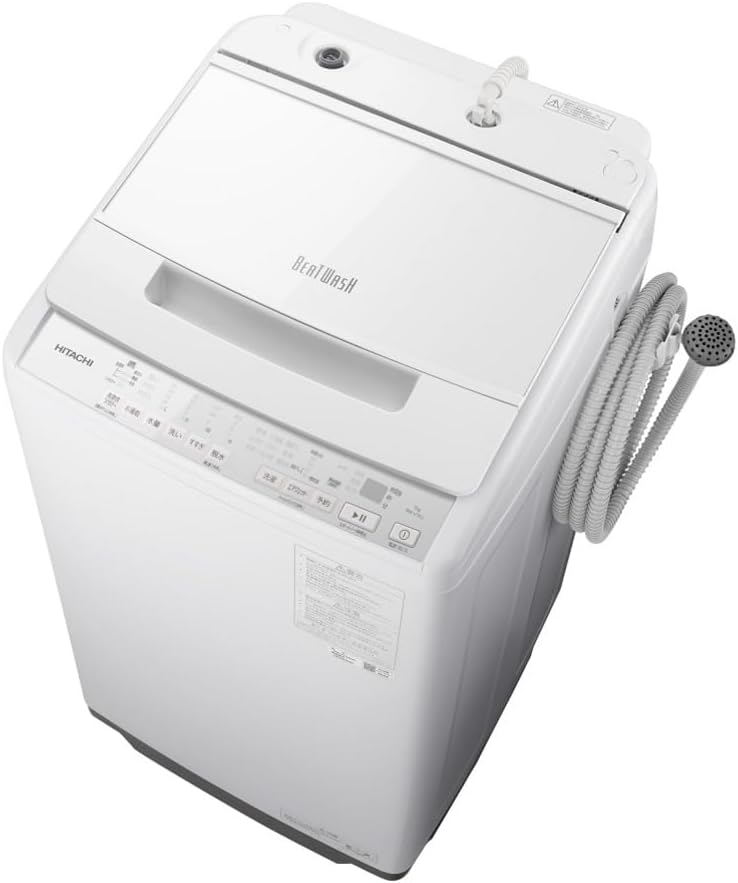 家庭用 7kg 全自動洗濯機 ビートウォッシュ BW-V70J W ホワイト