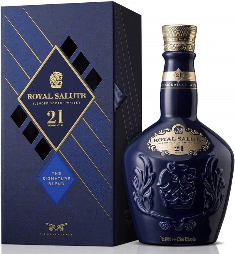 21年熟成ロイヤルサルート シグネチャーブレンド 青ボトル 40度 700ml [並行輸入]