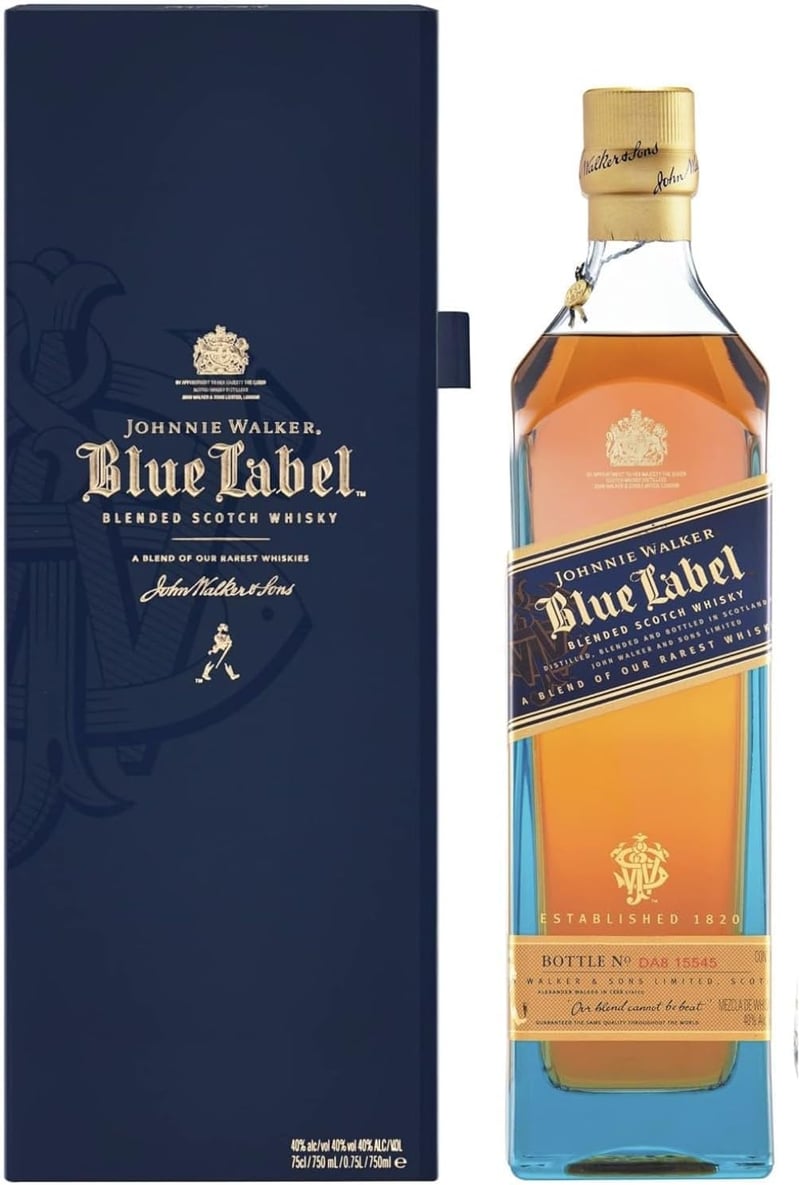 ジョニーウォーカー ブルーラベル 750ml ギフトボックス入り ウイスキー