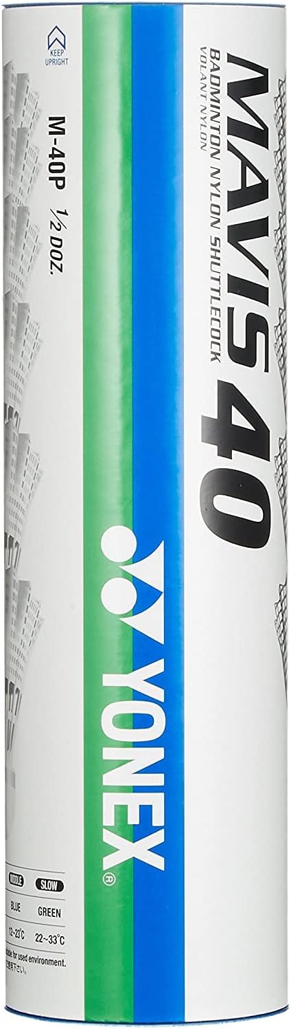 バドミントン用シャトル YONEX メイビス40 6個入 SLOW