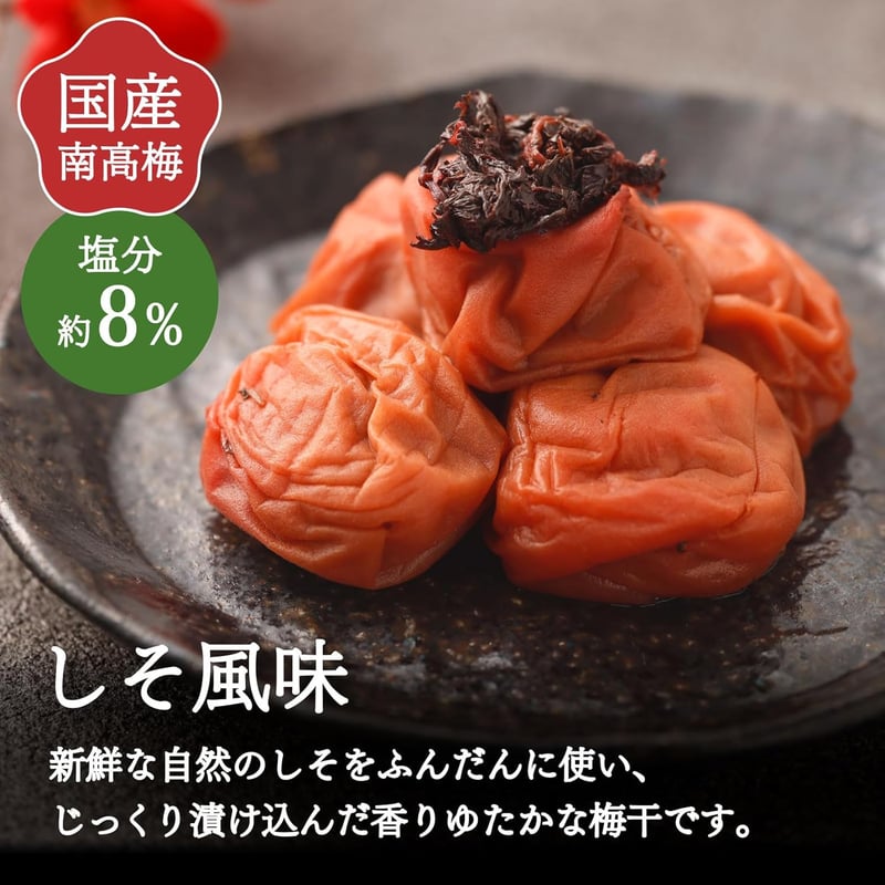 紀州南高梅 大粒 お試しセット 400g （訳あり つぶれ梅 4種） ギフト用