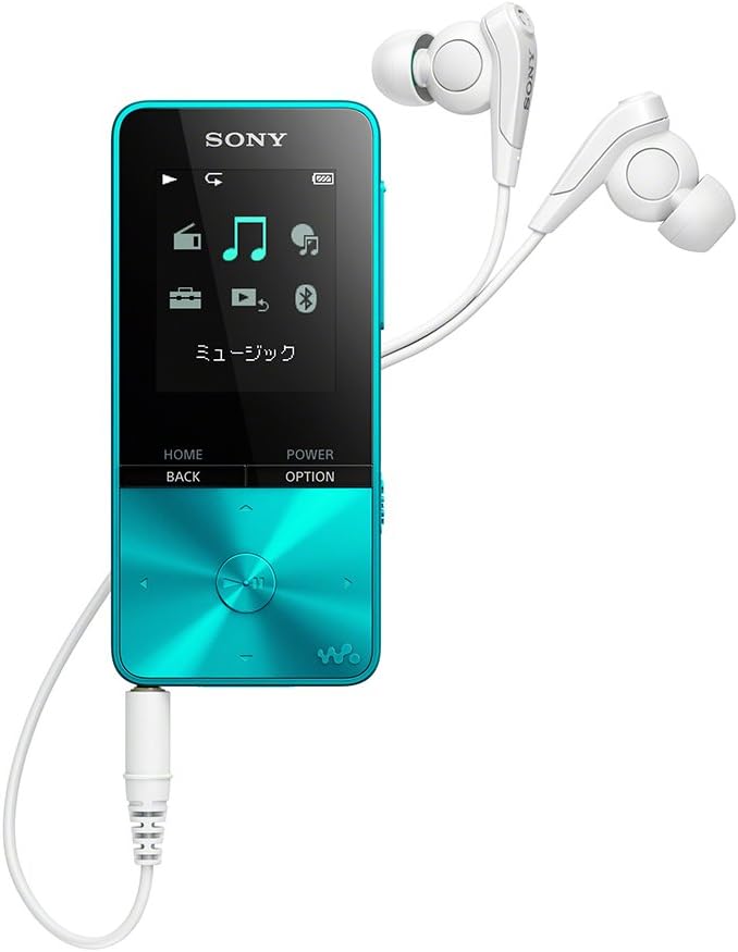 ウォークマン Sシリーズ 16GB NW-S315 Bluetooth MP3プレーヤー イヤホン付属 ブルー