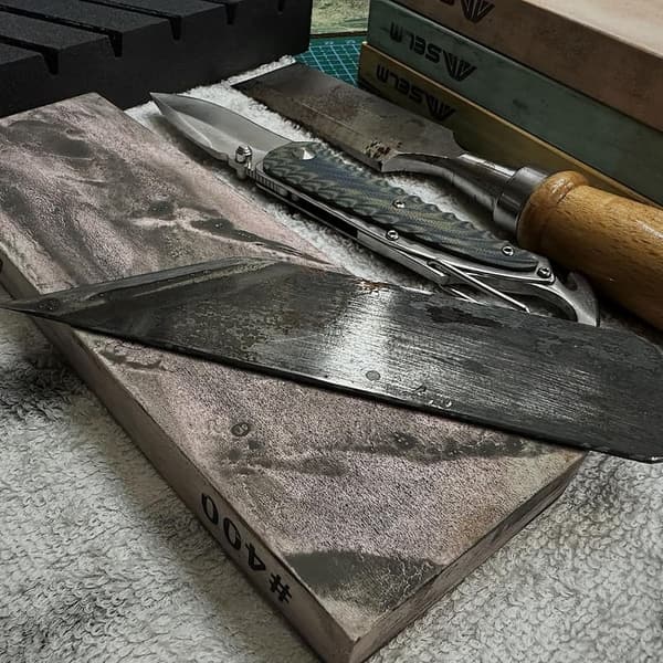 ハイエンド包丁研ぎ石セット #400#1000#3000#8000 - ナイフ研ぎ愛好家向け角度固定ホルダー付き