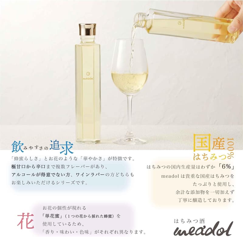 誕生日ギフト アカシアハニーワイン（200ml 甘口 10%）