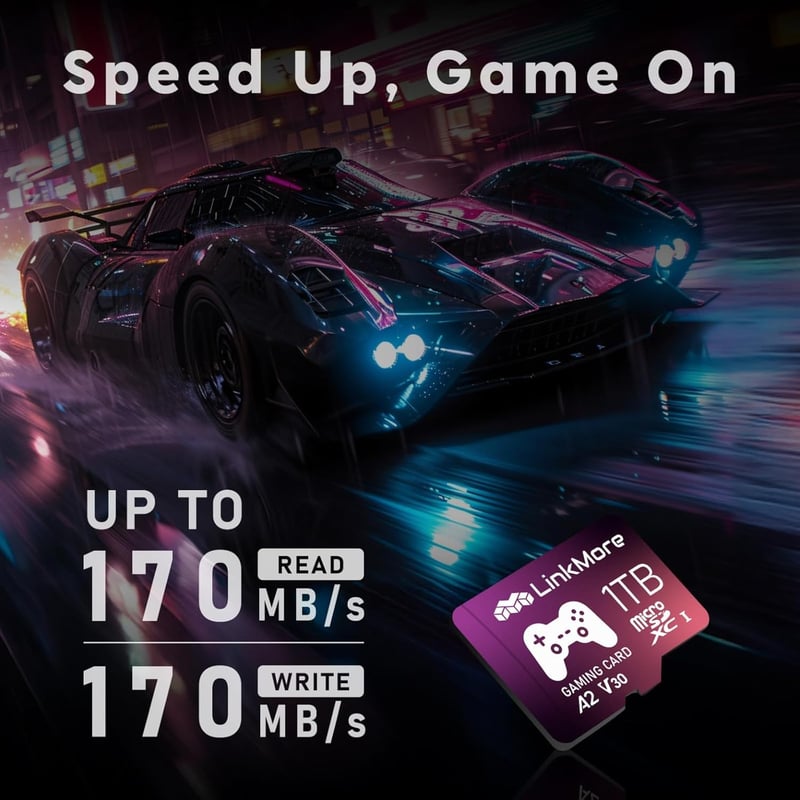 Nintendo Switch対応 1TB MicroSDXCカード A2V30 SDアダプター付【最大170MB/s読込】