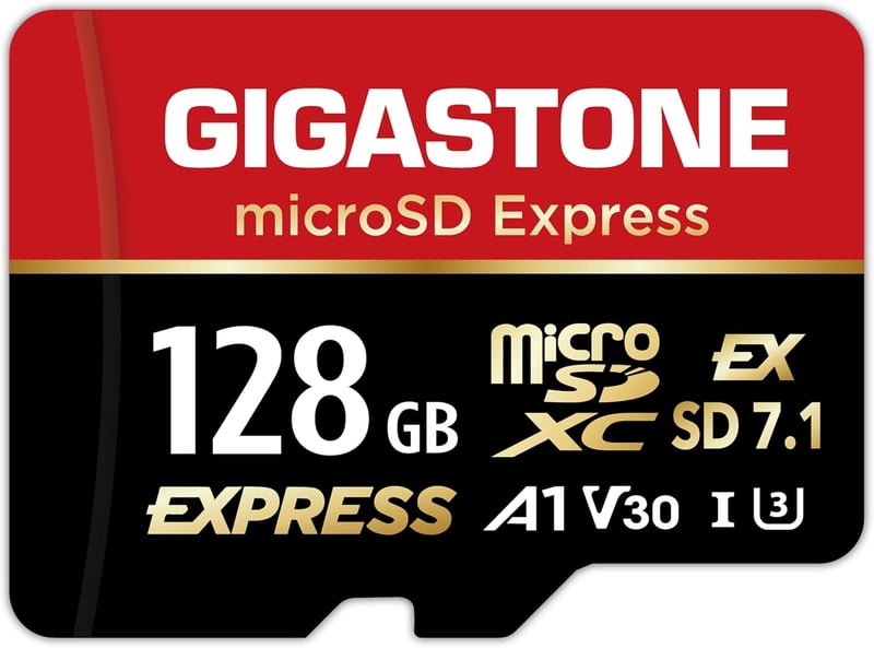 GIGASTONE 128GB microSDXCカード Nintendo Switch対応 A1 V30 U3 読込最大880MB/s 書込最大500MB/s Type-Cカードリーダー付き