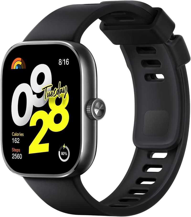 Xiaomi Redmi Watch 4 スマートウォッチ - 1.97インチ大画面、20日間バッテリー、GPS内蔵、Bluetooth通話、150スポーツモード、オブシディアンブラック