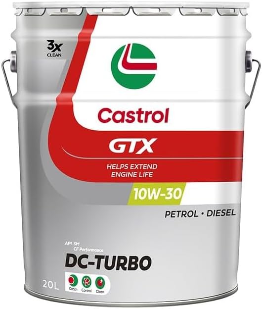 カストロール エンジンオイル GTX DC-TURBO 10W-30 20L ガソリン・ディーゼル車両用