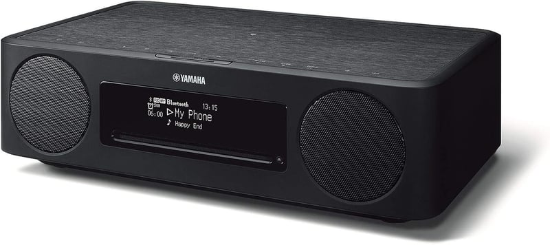 ヤマハ TSX-B237 デスクトップオーディオ Bluetooth/CD/FMラジオ Qi対応 ブラウン