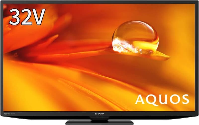 32V型ハイビジョン液晶テレビ AQUOS (外付けHDD裏番組録画対応 / 2021年モデル / ブラック)