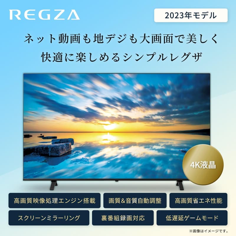 2023年モデル REGZA 50インチ 4K対応スマートテレビ 50E350M