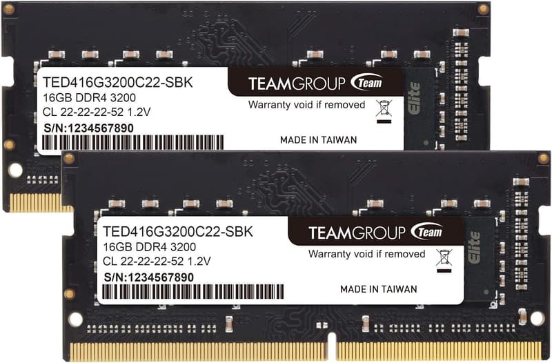 ノートPC用メモリ 32GBキット (16GBx2) DDR4 3200MHz SO-DIMM 日本国内無期限正規保証