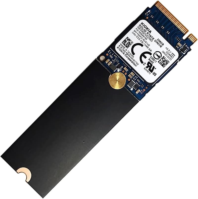 Kioxia NVMe PCIe SSD 256GB M.2 2230/2280対応 Gen3 x4ソリッドステートドライブ