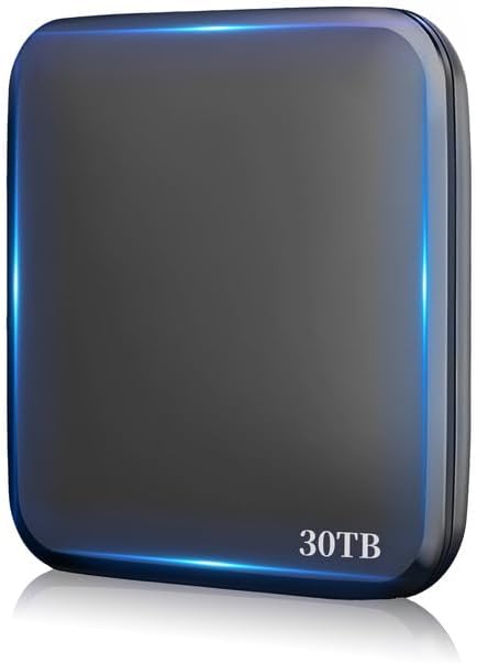 30TBポータブル外付けHDD USB 3.0対応 軽量・静音・耐衝撃 5年保証