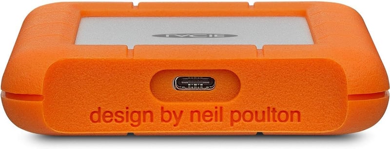 ポータブル外付けHDD 2TB LaCie ラシー Rugged Mini USB-C Mac/iPad/Windows対応
