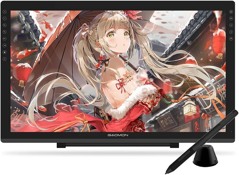 GAOMON 液晶ペンタブレット PD2200 21.5インチ フルラミネーション 筆圧8192レベル 無段階スタンド付 Windows/Mac対応