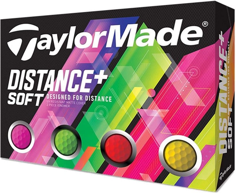 テーラーメイド DISTANCE+ ゴルフボール 1ダース（12個入り）