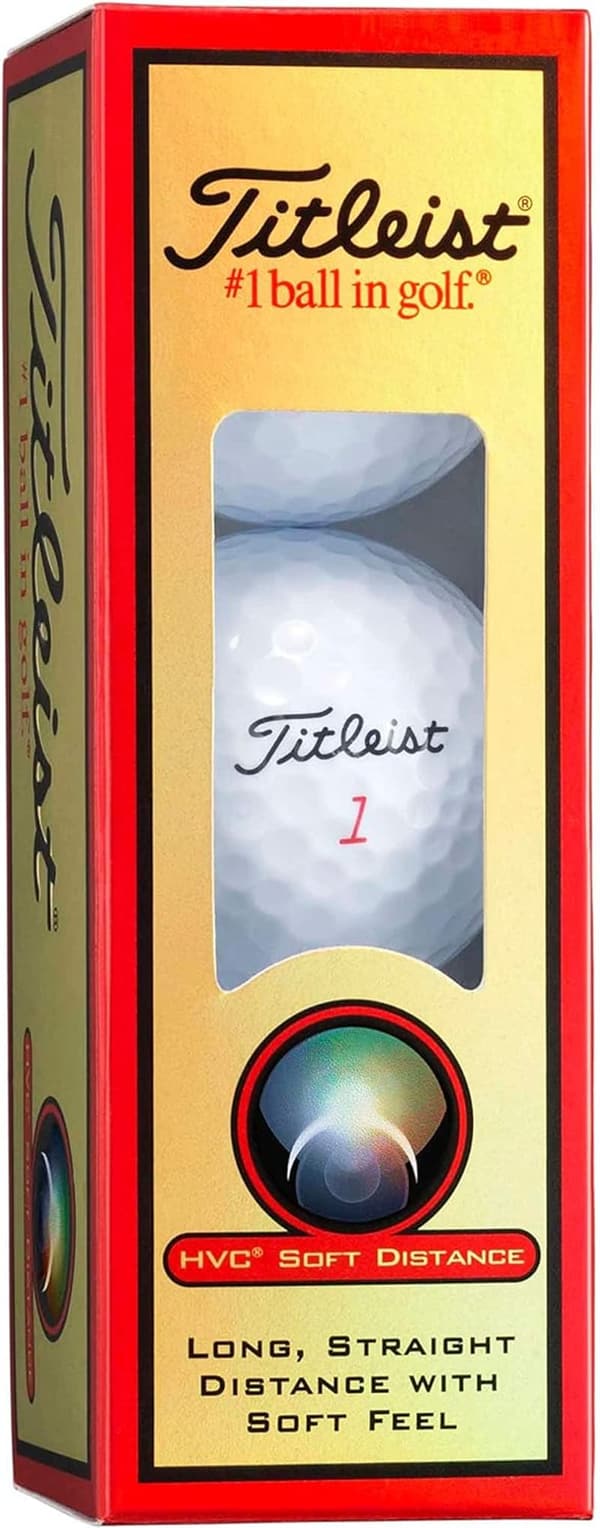 ゴルフボール タイトリスト HVC SOFT DISTANCE 12個セット ホワイト