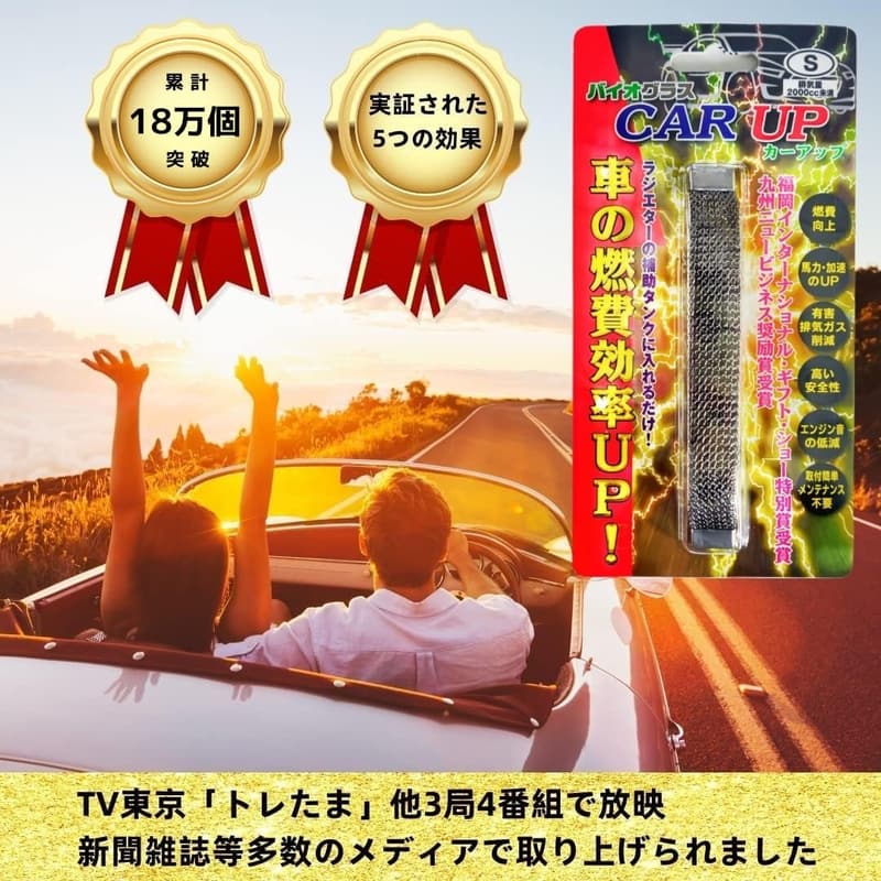燃費向上・排ガス削減グッズ CAR UP（2000cc未満用）