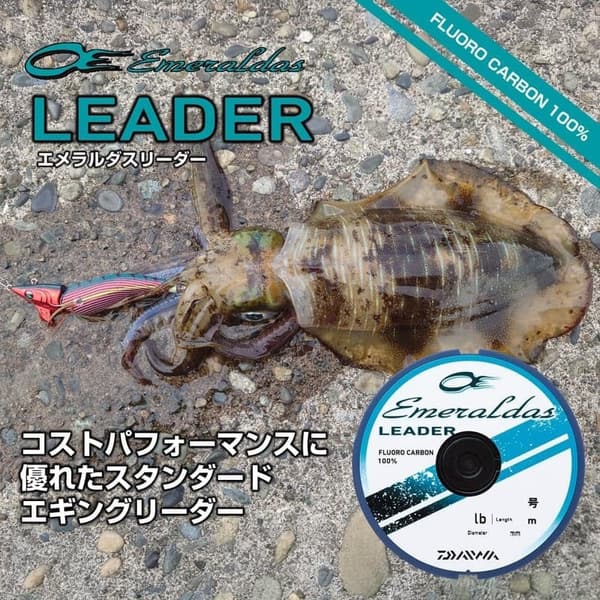 エメラルダスリーダー フロロライン 1.5-2.5号 35m ナチュラルグリーン
