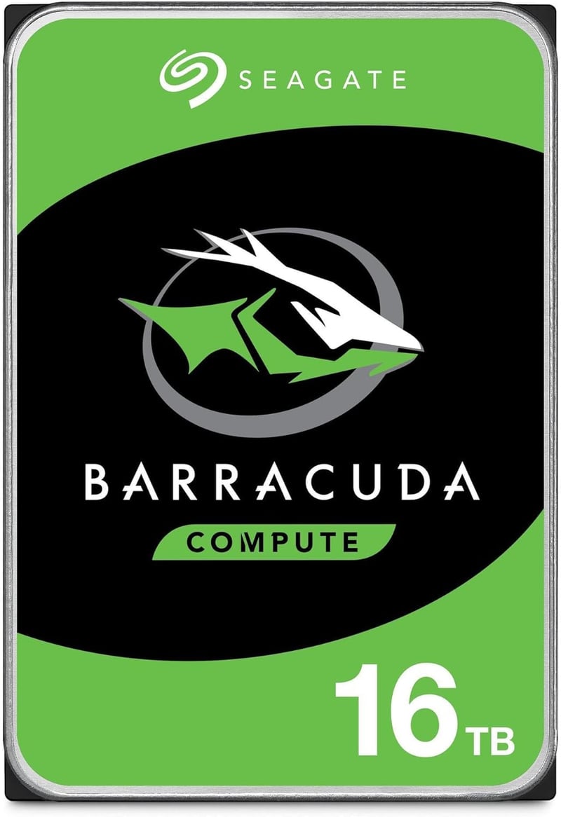 Seagate BarraCuda 16TB内蔵HDD（3.5インチ、7200rpm、2年保証）