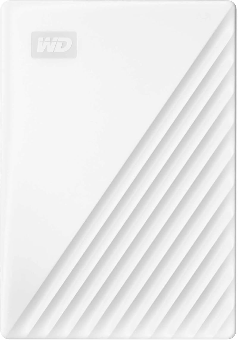 ポータブルHDD 2TB USB3.0 ホワイト 暗号化・パスワード保護付き 外付けハードディスク