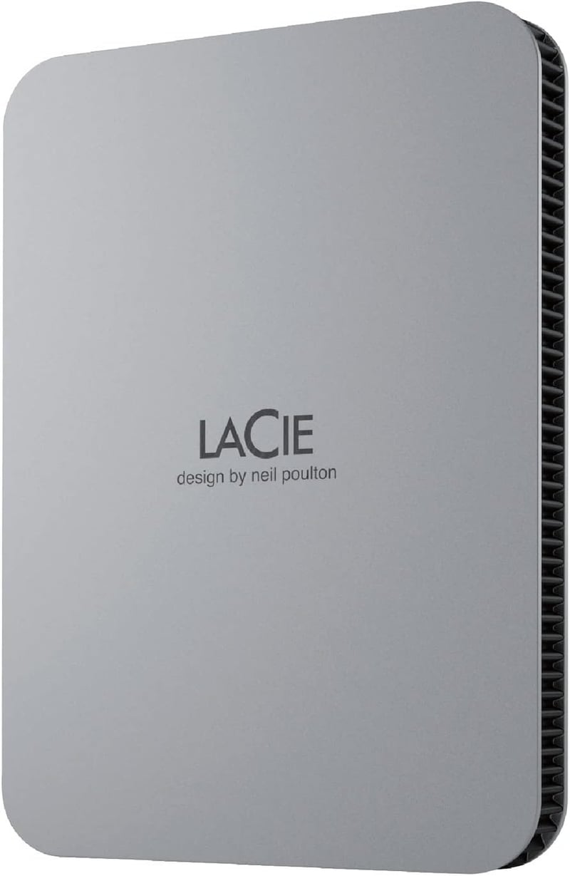 モバイルドライブ 5TB 外付けHDD Mac/iPad/Windows対応 ムーンシルバー 3年保証