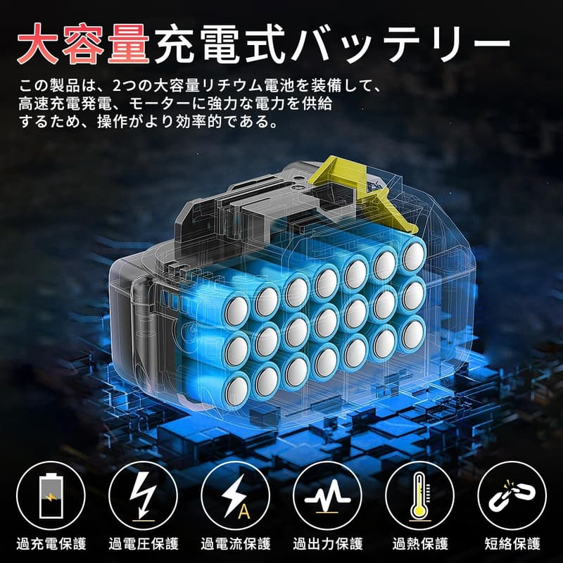 充電式草刈り機 軽量コードレス 18000rpm 伸縮＆角度調整可能 替刃4種類付き 農業家庭用