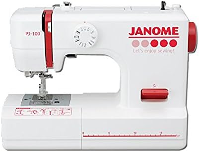 JANOME 電動ミシン フットコントローラータイプ PJ-100 赤