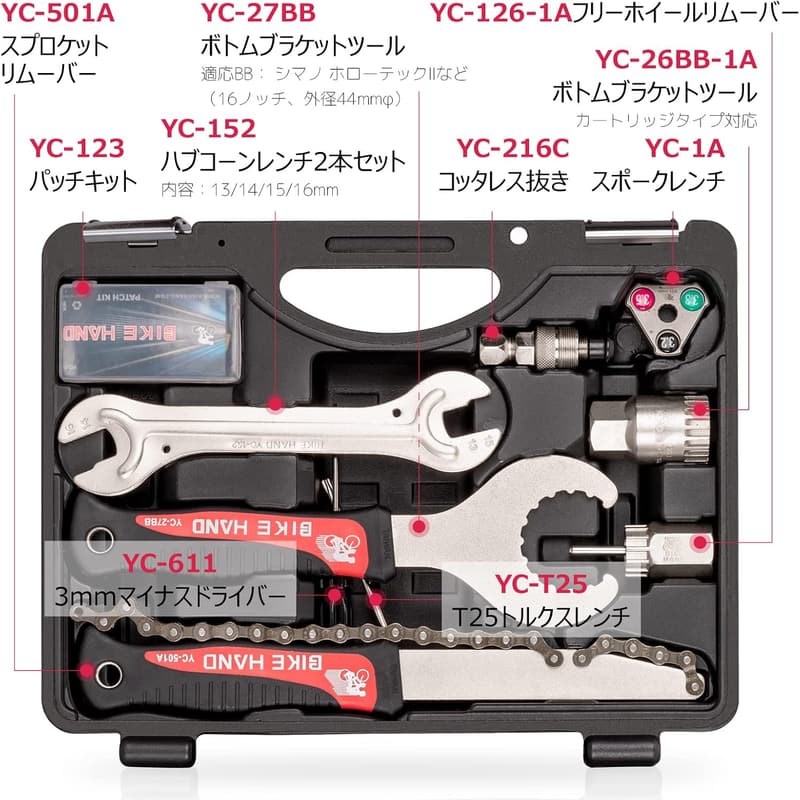シマノ対応 自転車整備工具セット