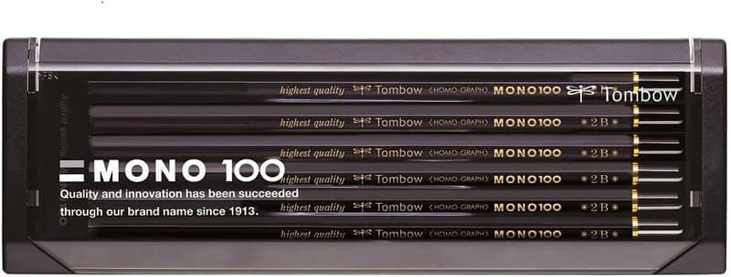 高級製図用2B鉛筆 MONO 100（超微粒子高密度構造）1ダース