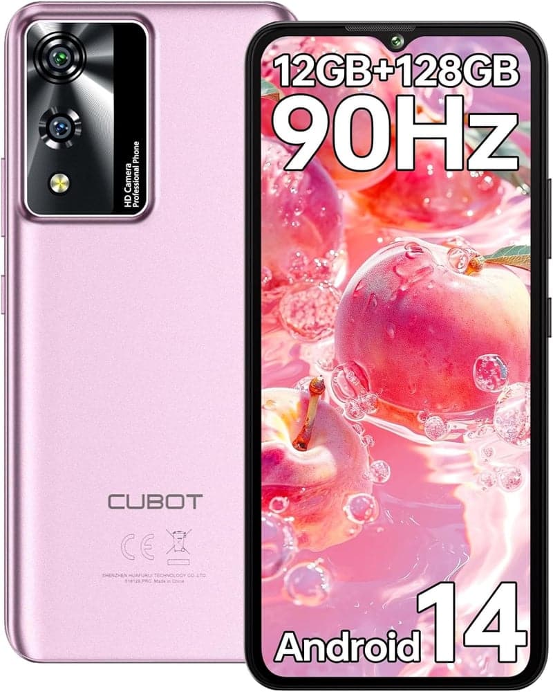 CUBOT A10 SIMフリースマートフォン 12GB RAM/128GB ストレージ 1TB拡張 6.56インチHD+ 48MP+16MPカメラ 5100mAhバッテリー デュアルSIM 4G GPS対応